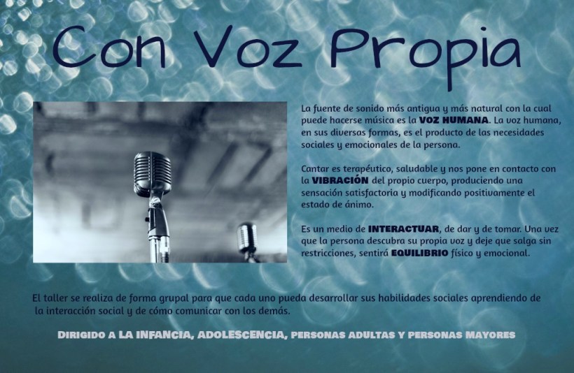 Con voz propia